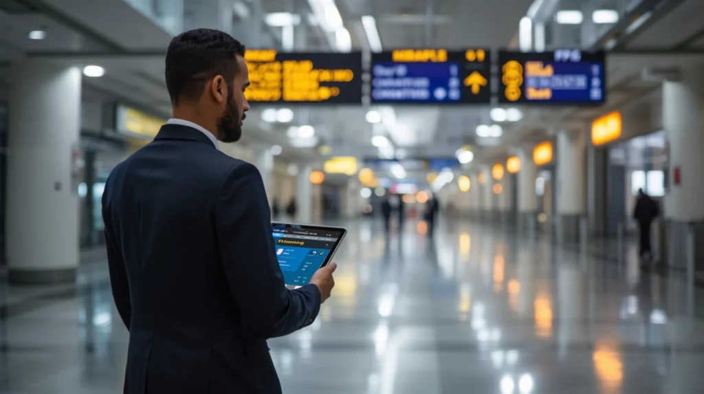 Bahrain Airport Transfer: Step-by-Step Booking Guide 2026 2 Chauffeur using flight tracking for Bahrain airport pickup at BAH