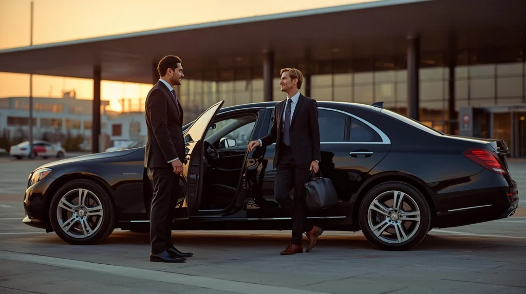 Luxury Bahrain airport transfer with professional Arab Bahraini chauffeur at Bahrain International Airport